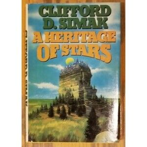 1977 A Heritage of Stars by Clifford D. Simak Vintage Science Fiction Hardcover